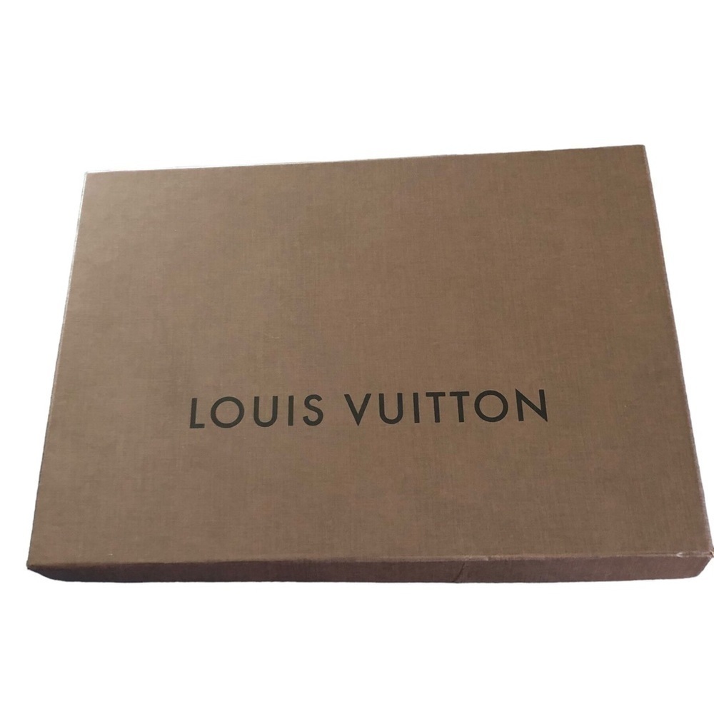 Louis Vuitton Brown Box Dust Cover Authentication Envelope Empty Box Designer